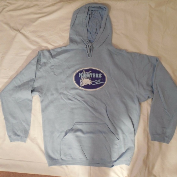 NEW HOOTERS UNISEX SWEATSHIRT HOODIE LARGE & XL - Picture 1 of 5